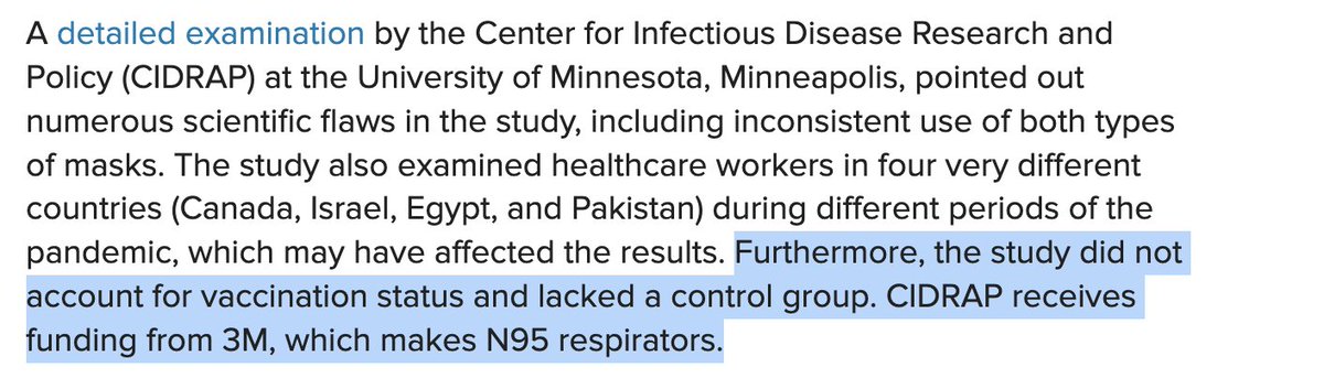 Dear @Medscape 
Your hit piece on RCT by @zchagla et al. includes quotes

But you fail to mention th...