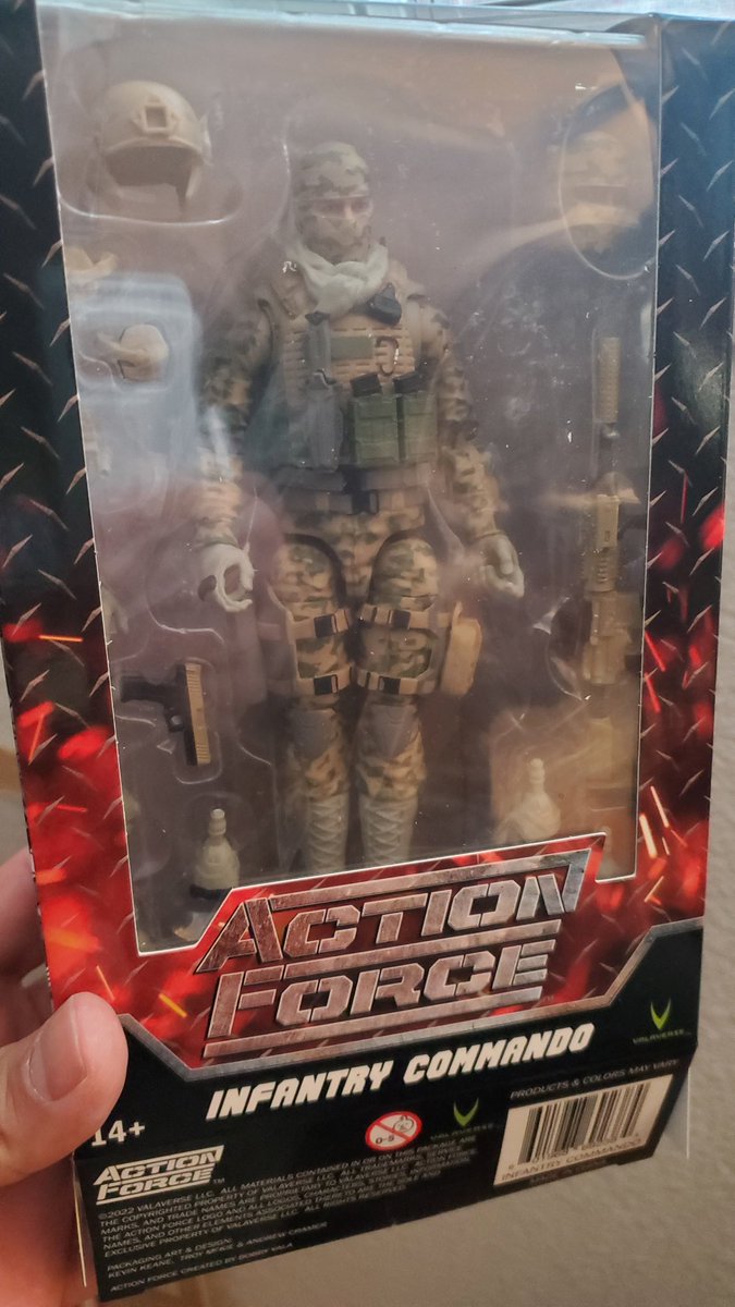 EricElemen's tweet photo. #CollectorsHelpingCollectors 
Finally got my @Dorksidetoys #Exclusive #ValaverseActionForce #InfantryCommando #ActionFigure 
Looks amazing 👏🏽 awesome accessories 👌🏽
Check this out! https://t.co/2z4DPf7HEJ