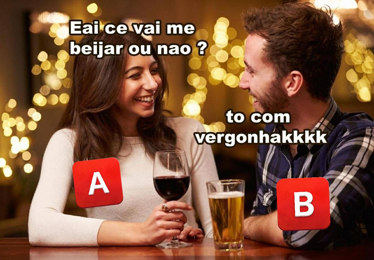 Vc é mais A ou mais B?