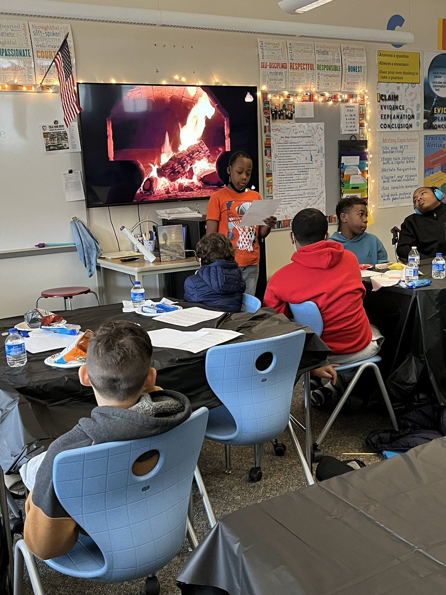 RMS6_1's tweet photo. Adversity Poetry Cafe was back in action after taking 2 years off for Covid. It’s my favorite time of year to hear original monologues/concrete poems that are my student’s stories! Special shout-out to @NiecySpeaks for being our guest of honor and spreading her words of wisdom! https://t.co/1Ada4yhzav