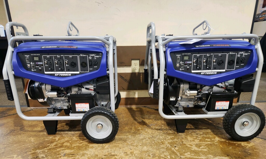 CWA_Athens's tweet photo. You can get your backup power supply right here at Cycle World.

These Yamaha inverter generators are perfect to have on hand during the winter months.

Powerful yet safe enough to power sensitive electronics.

#yamahainverter #yamahagenerator #athensga #athensgeorgia #uga https://t.co/3LH0LQUKyY