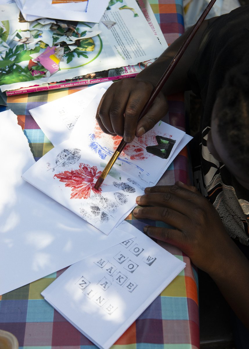 For #HackneyAdvent Day 7 we're highlighting the brilliant @hackneyquest &amp; their vital work with young people in Hackney. We loved having them here this year - making zines, carving pumpkins and writing poetry with @adisapoet! You can donate to support at: bit.ly/3Fw6HoD