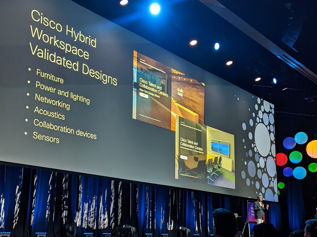 petergjones's tweet photo. #CiscoLiveAPJC #Keynote
#HybridWorkspace
#ValidatedDesigns
Making technology consumable. https://t.co/V4ANT0AJ19