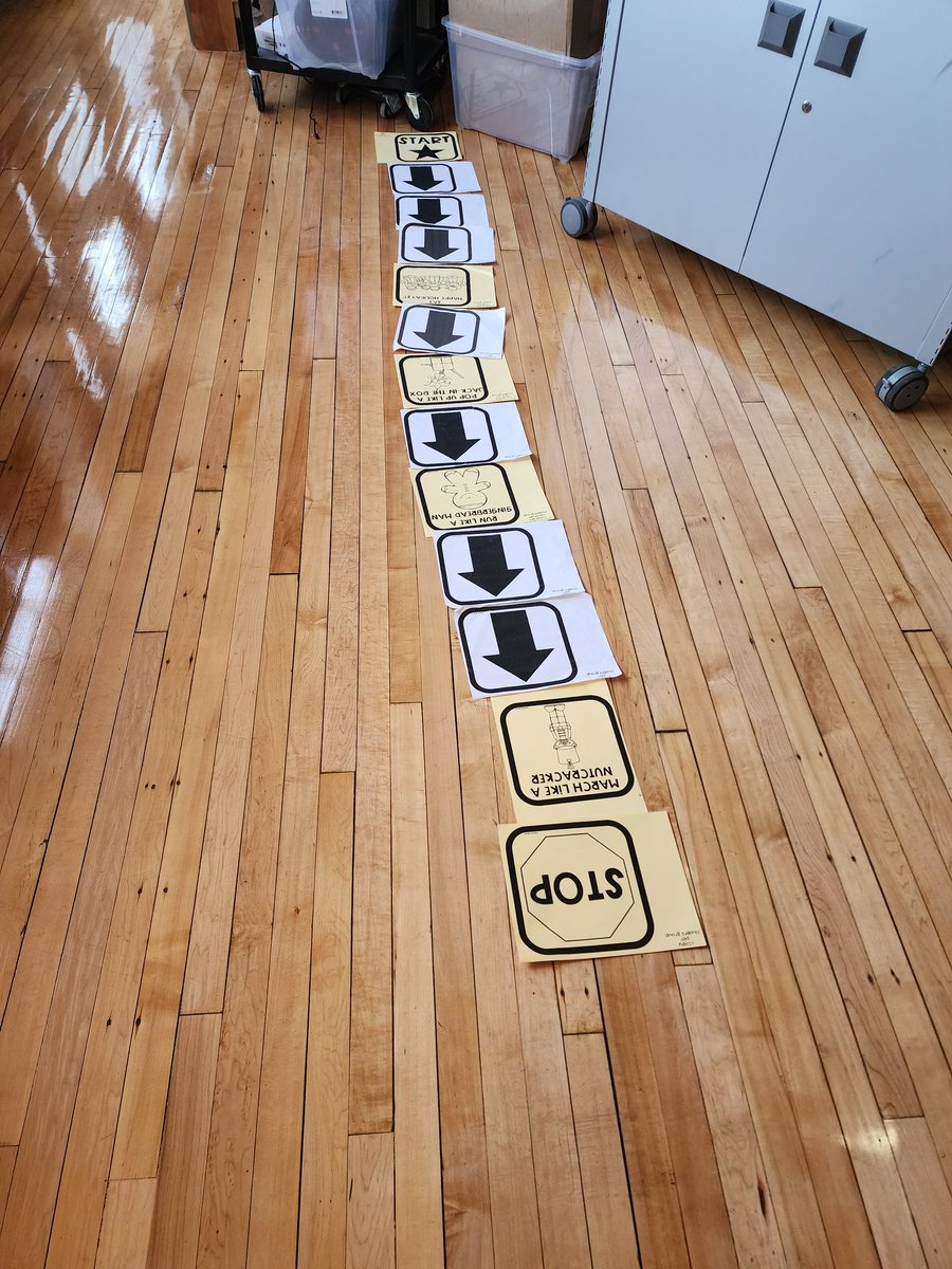 Mrs_Marotta_lib's tweet photo. Hour Of Code!!! Move Your Body! Code with movement! You are the robot, how can you move across the room? Even Ms. Hashim got in on the fun!! #allgradescode #schenectadyrising #hourofcode #librarylearners #STEMINGiswinning @Hamilton_Howler @SCSchools @SchenectadyTech https://t.co/ajfXpBPy5q