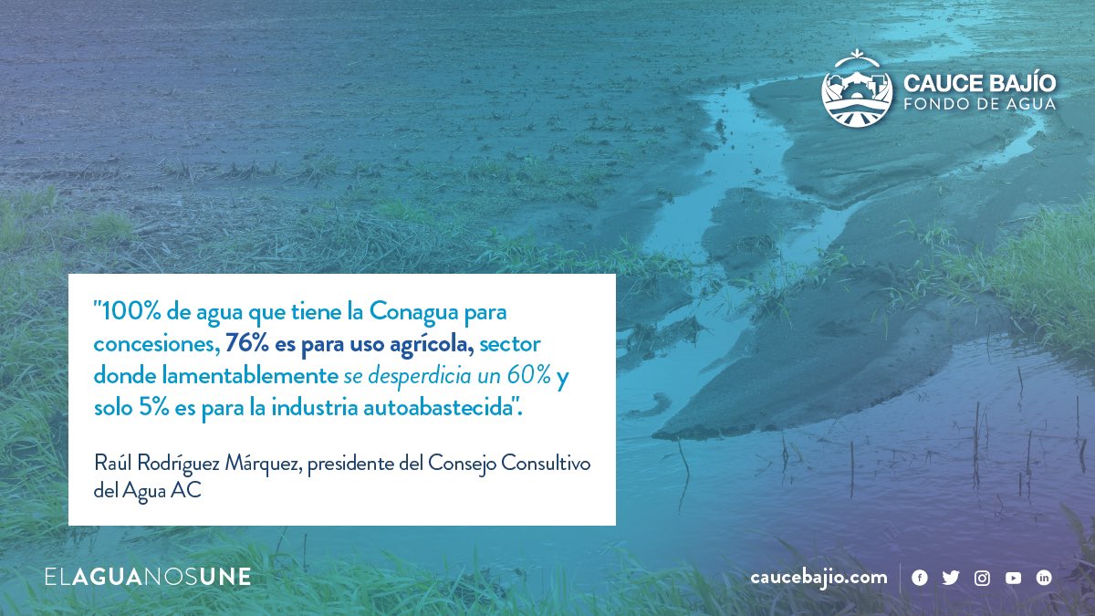 Es importante conocer las perspectivas y acciones que los sectores hacemos por la seguridad hídrica, en el Foro Forbes Economía Verde y Desarrollo Sustentable, fue importante recalcar la importancia del trabajo en conjunto. Nos sumamos al llamado. #ElAguaNosUne