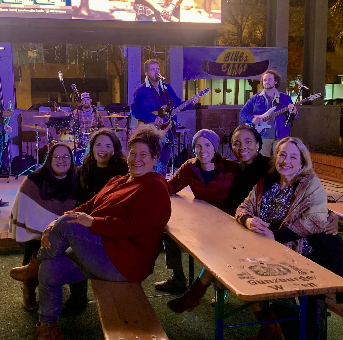 Many teachers have other talents! Mr. Martin who teaches 2/3 at CFI is an amazing singer and guitar player! Great night hearing his band last weekend! #BluesCanoe