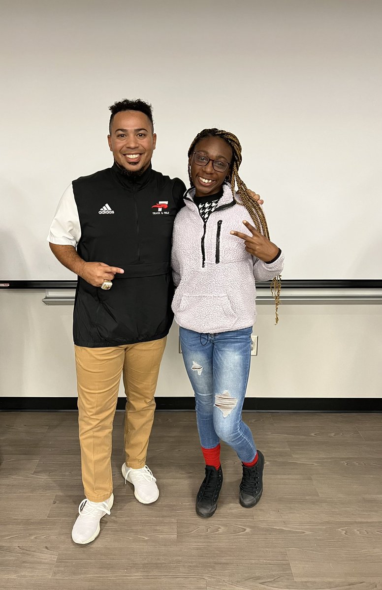 SEUFireTrack's tweet photo. On the road recruiting! Great visit today with a State Champion 100m and 200m sprinter in the state of Georgia. #FeelTheHeat #FutureFire #FireTF #ClassOf23 ๐๐ฅ๐จ https://t.co/Sv9zWHkkwF