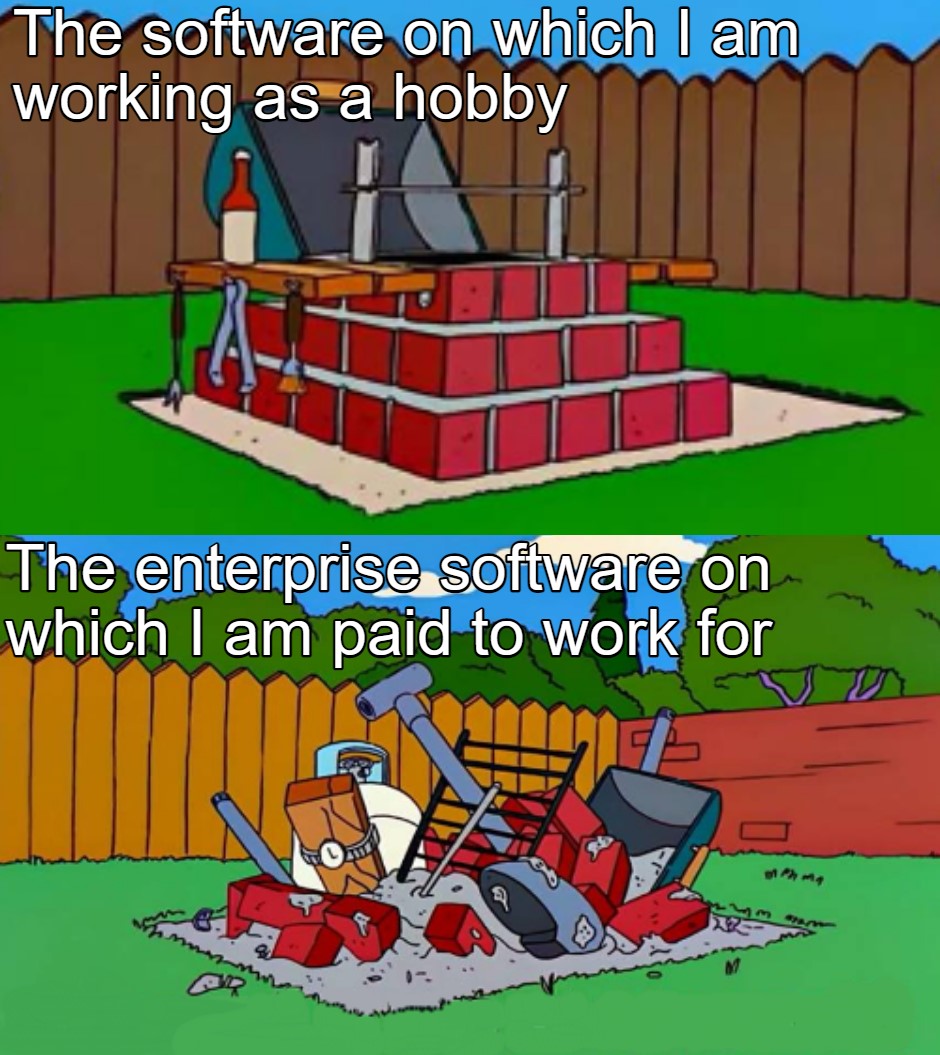 Not my fault that the company has crap processes and practices reddit.com/r/programmerhu…