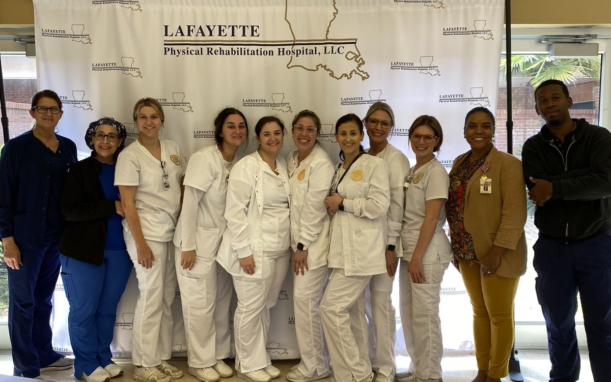 solaccofficial's tweet photo. ๐ Congratulations to our Gulf Area (Abbeville) Campus students for completing their clinical rotation at Lafayette Physical Rehabilitation Hospital! ๐
(Picture by Lafayette Physical Rehabilitation Hospital)
#HeadsThatKnow #HandsThatKnowHow #BuildABetterFuture https://t.co/TYMP9QLoGU