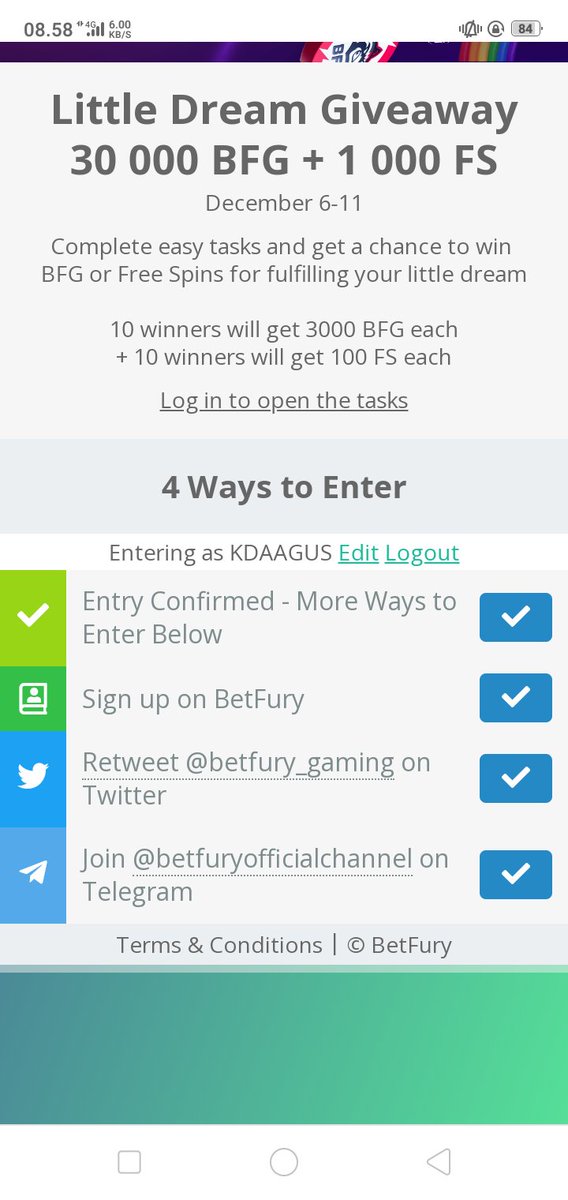 AgusFrayudha's tweet photo. @betfury_gaming Done https://t.co/mjc1YRMIy5