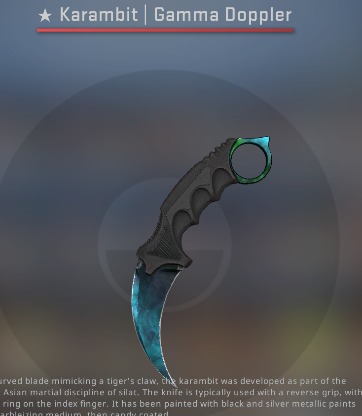 Unboxed my first ever cs knife🤠
