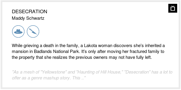 For your weekend read: DESECRATION by Maddy Schwartz: blcklst.com/members/script… #BlackListWeekendRead