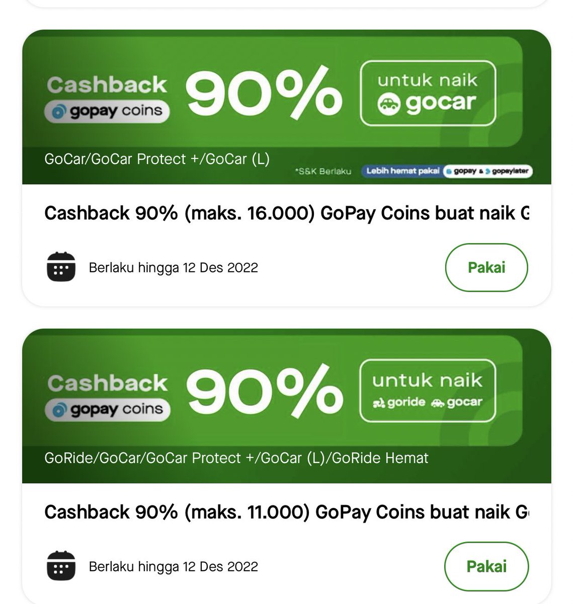 serbasale22's tweet photo. INFO PROMO GOJEK
fee 3k
#promogoride #promogojek #promogofood https://t.co/XfmcTpKeuJ