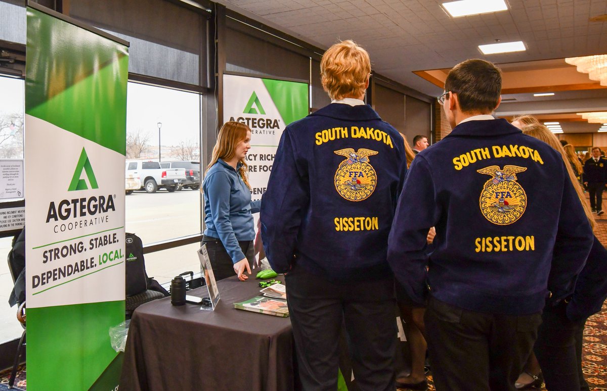 agtegra's tweet photo. "I believe in the future of agriculture..."
We know the future of agriculture is in great hands after witnessing the tremendous amount of talent and dedication shown by FFA members yesterday at the SD FFA State Leadership Development Event held in Pierre! #Agtegra #SDFFA https://t.co/aysB5ccUmY