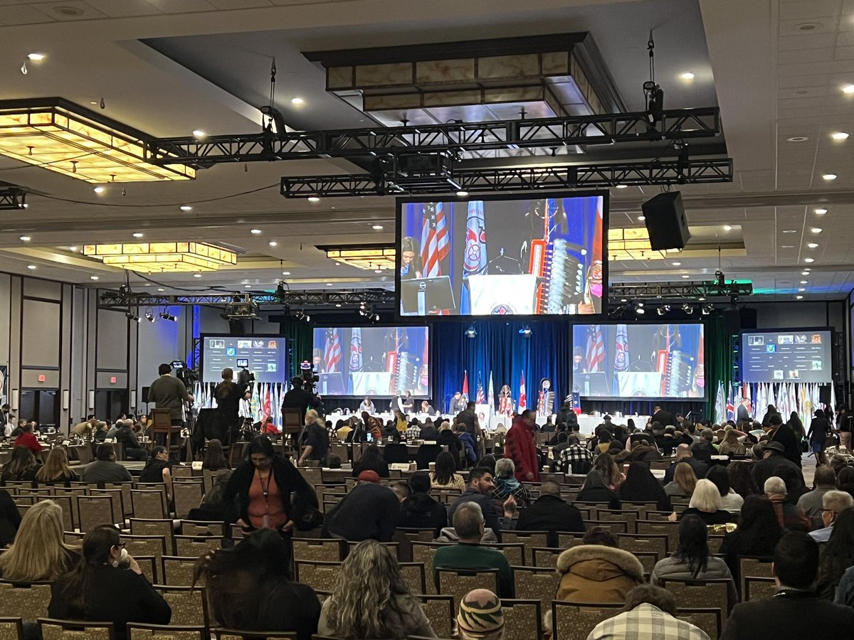 KeithHenryMetis's tweet photo. There is certainly a lot of activity at the @AFN_Updates Special Cheifs Assembly today.

@seb_desnoyers and myself and representing @ITAC_Corporate as we get ready for an Indigenous tourism resolution tomorrow, #12.

#originaloriginal
#DestinationIndigenous
#tourism https://t.co/1GGDhOwAY6