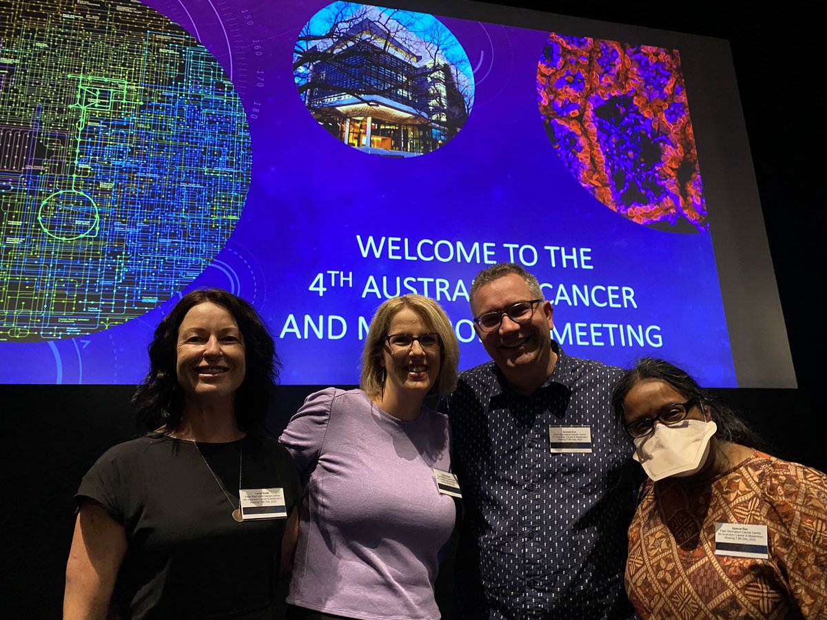 So excited to begin the 4th Australian Cancer and Metabolism Meeting #ACMM2022!!! It’s been a pleasure working with <a href="/DrAndrewCox/">Andy Cox</a> <a href="/Smith_Lorey/">Lorey Smith</a> and Aparna Rao to organise these exciting few days!