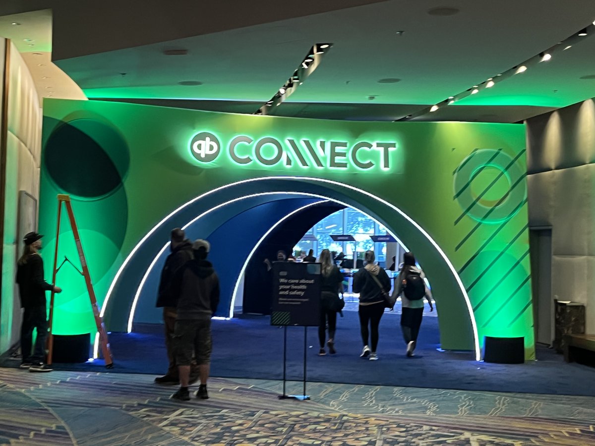 I made it here!  It’s going to be great seeing old friends again and meeting new ones! #QBConnect