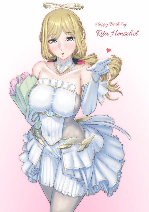 #今年も残りわずかなので今年一番伸びた絵を貼る見た絵描きさんも強制でやる 
リタ誕生日絵 