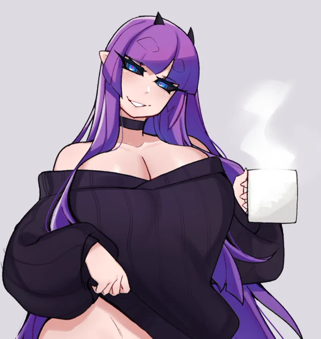 She is going to give you coffee and casually talk about her plans for world domination with you 