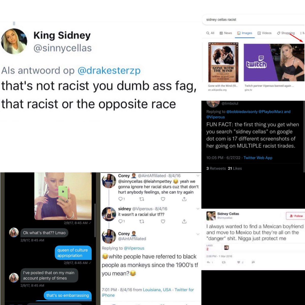 ViperousExposed's tweet photo. @Class @elonmusk but when people expose your ex girlfriend Viperous for being racist, you call them “hateful” ??? Just say ur racist too and go https://t.co/hjw7h4stw0