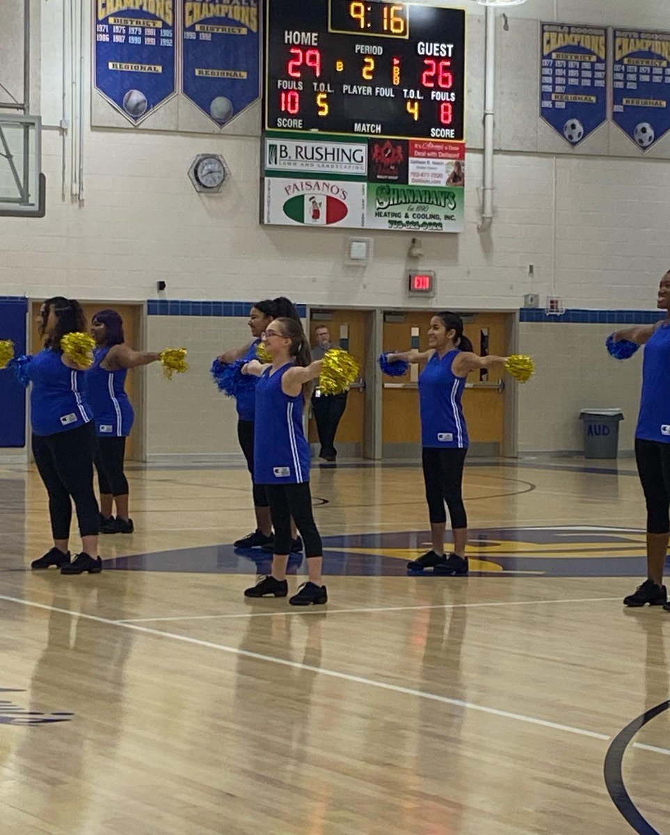 LewisLancers's tweet photo. Lancer Dancers performing at halftime!! Great job squad! https://t.co/2BltoVe0DA