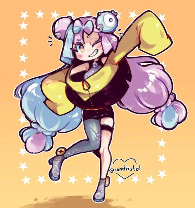 ready to go live!! gym trainer iono!!#PokemonViolet #pokemon 