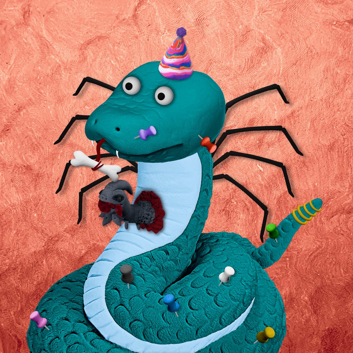 BitInstinctOG's tweet photo. Minted me some #FreakySnakes🐍All handcrafted clay art. Over 230 different traits 🔥🔥Great community💚 The @FreakySnakes team is doxxed and dedicated to the project. Public mint is back open.
#CNFTCommunity #CNFTArtist #CardanoNFT #NFTCommunity #Freaky https://t.co/SzKyzacdAT