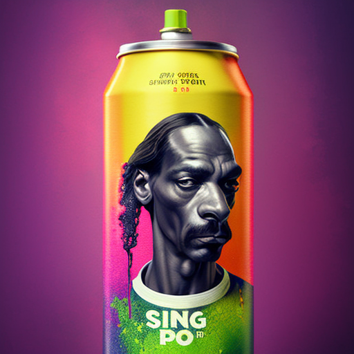 neilkatz's tweet photo. I asked #midjourneyV4 to make "snoop dogg, spray paint" but accidently wrote pint. His resemblance isn't great, but the results are still funny. https://t.co/UmWYy9eD6c