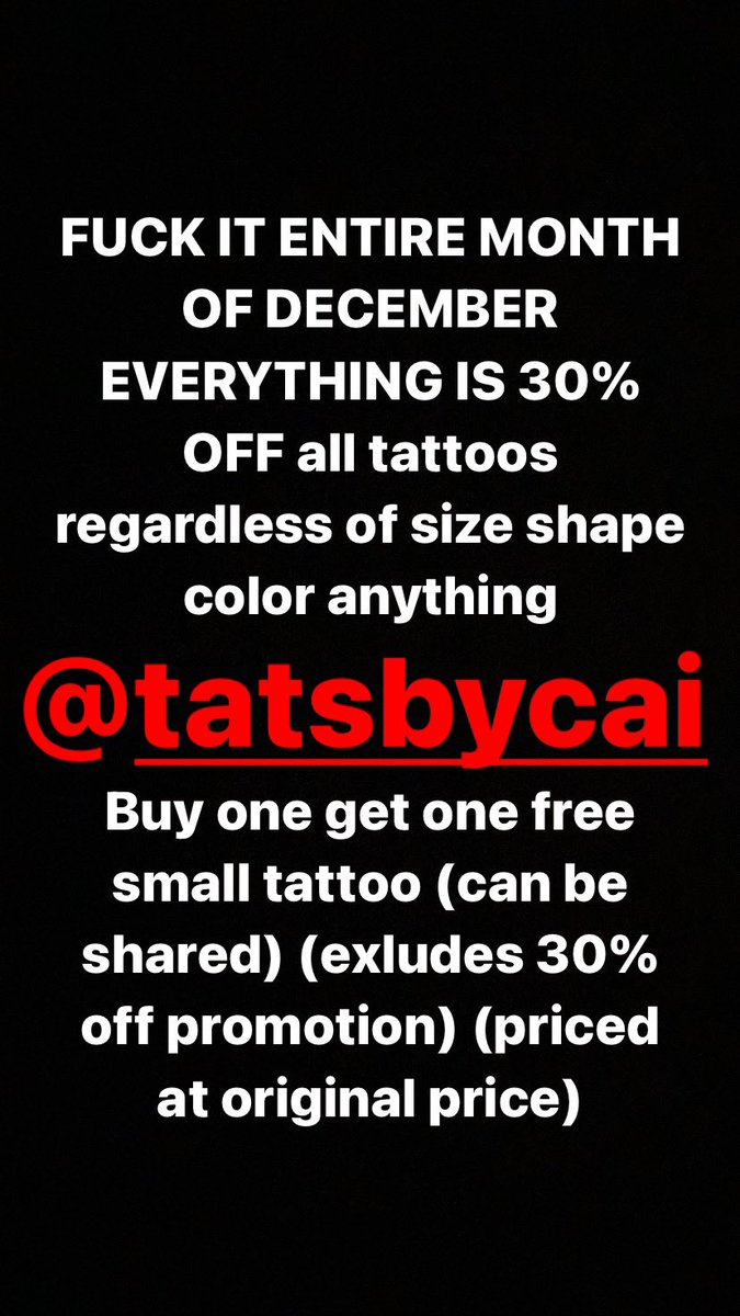tattedbycai's tweet photo. Come get inked Im located in the HC area INBOX me for serious inquiries only. (Deposit is half of the price of the tattoo) come get ya Christmas special #dmv #marylandtattooartist #tattooartist #COMEGETINKED #tatsbycai https://t.co/t3nqCQGM5Q