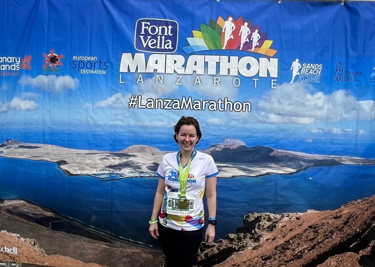 Cheers to Curbsider  contributor and artist Kate Kate Grant MD <a href="/katepaint42/">kate grant</a> who recently ran a 5k and 10k in The Canary Islands!!! Looking good Kate! 🤶 🏃‍♀️ 🏅 🌊 #MedEd