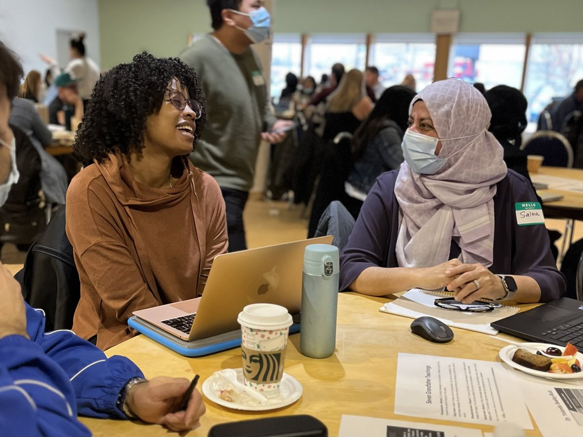 tdsbTLC's tweet photo. In the midst of working to disrupt systemic oppression in education and provide learning opportunities where every student is seen, it is important to cherish the in-between moments of joy and togetherness.

We lean into this cause with our hearts and with each other. https://t.co/geWZq4sFal