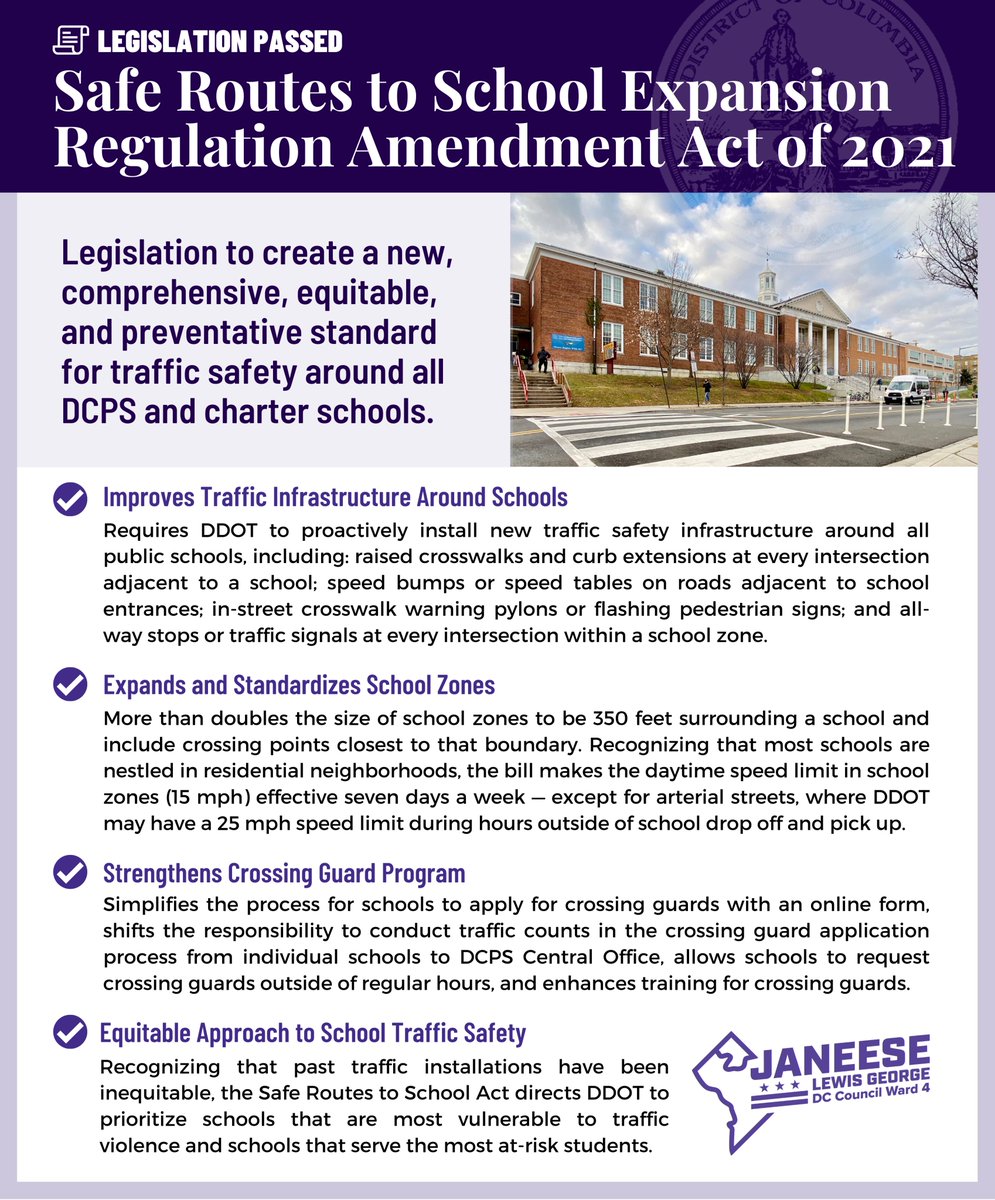 CM Janeese Lewis George On Twitter The Safe Routes To School Act Has cm-janeese-lewis-george-on-twitter-the-safe-routes-to-school-act-has