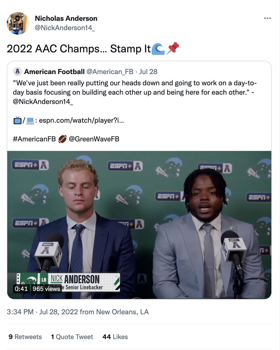 The American tweet media