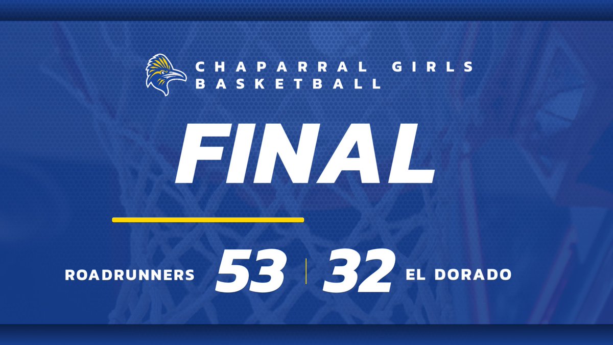 Chaparral Girls move to 2-0 with an impressive win over El Dorado. They will play in the Cardinal Championship on Saturday. #runnerraised