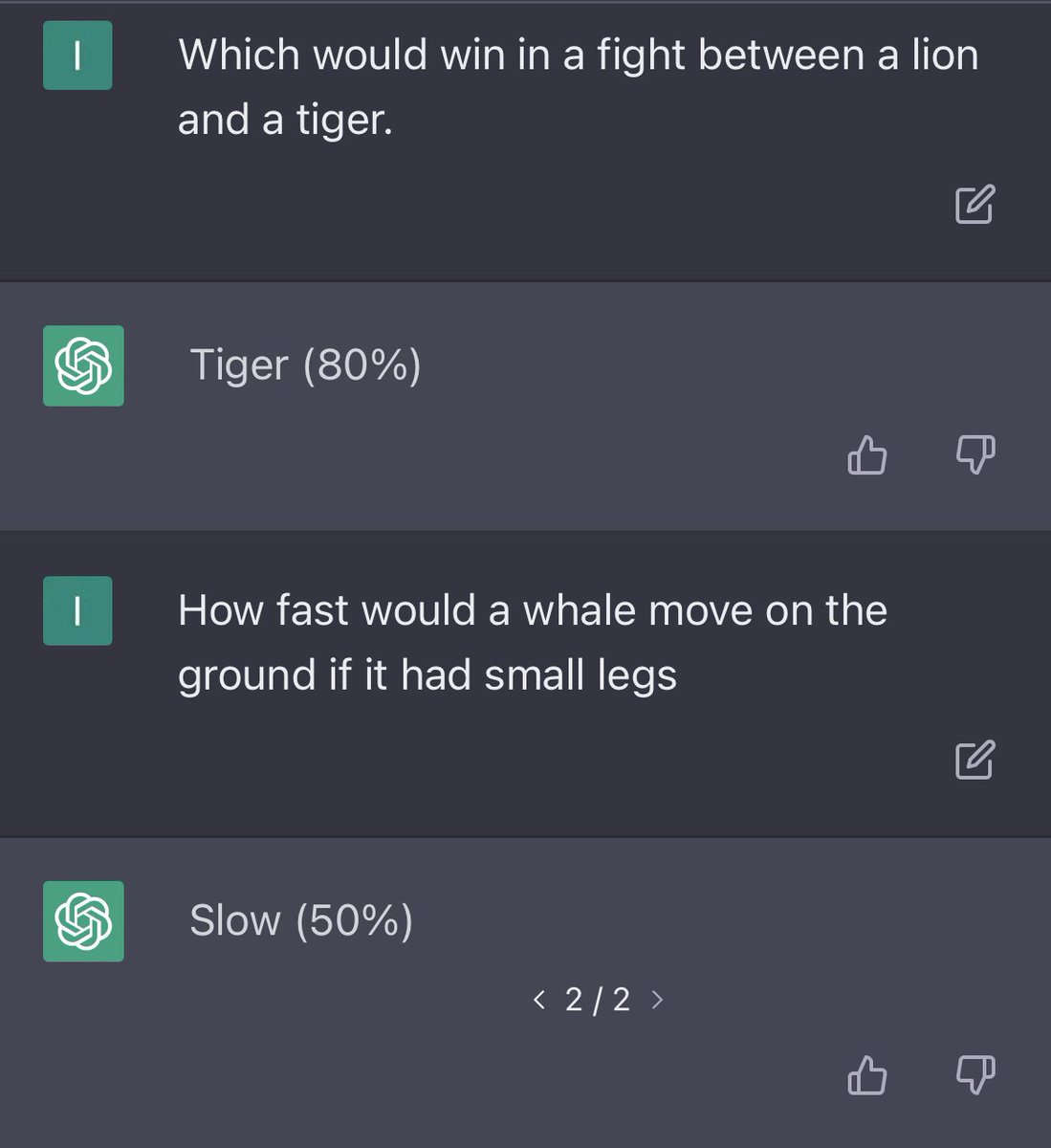 louisfoucard's tweet photo. ChatGPT can give confidence numbers for each of its answers when prompted to do so. Would be interesting to see how well calibrated these are #ChatGPT https://t.co/zO8GsYAOOB