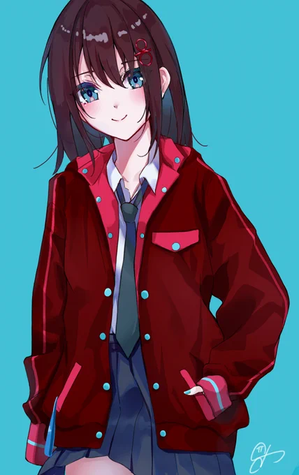 創作落描き JK 