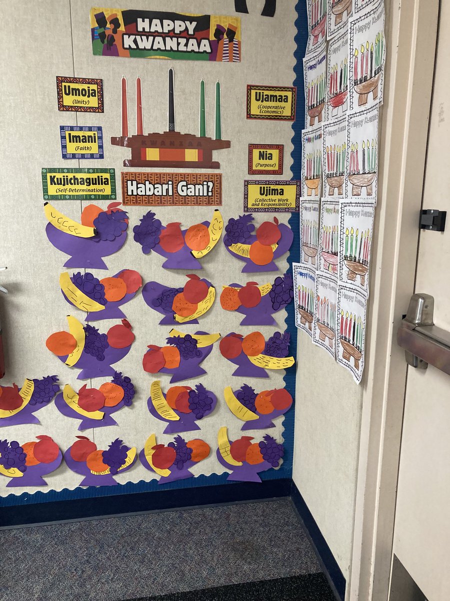 melrules61's tweet photo. TK learning about Kwanzaa. Students made a kinara and mazoa bowl. #celebratingothers https://t.co/FxCxQOdSCB
