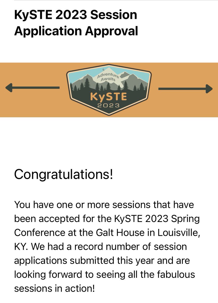 Very excited to be presenting at KySTE in March!