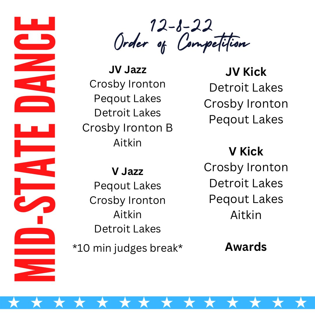 LakerDanceTeam's tweet photo. Our only home competitions of the year are both this week! Mid-State on Thursday @ 7:00, and invite on Saturday with JV starting @ 10:00 and Varsity @ 1:00. https://t.co/Sf0f2iGNja