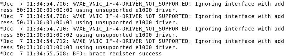 stubbornpackets's tweet photo. has anyone seen this on a CSRv1000 running 17.03.04 when added on EVE-NG? the OS boots but I can't get any interfaces. I'm running EVE-NG Pro in Google Cloud.
#eveng https://t.co/C2DRdw14m0