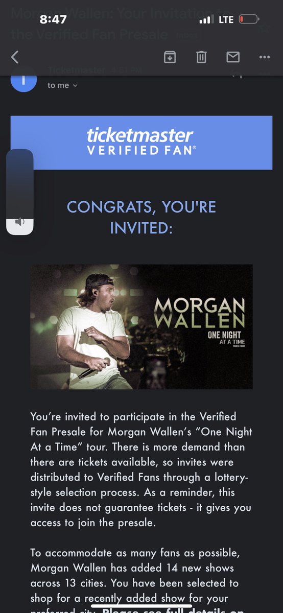 my biggest flex #morganwallenpresale