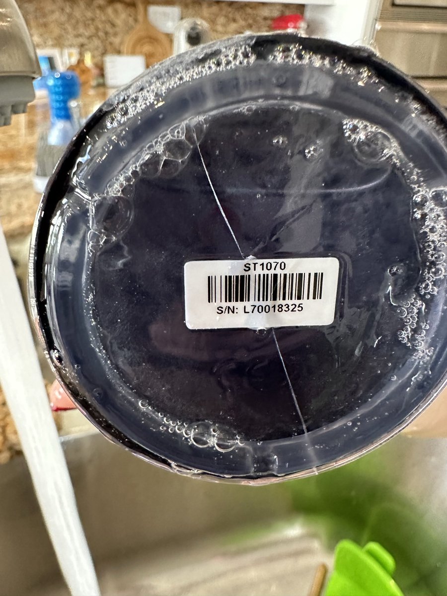 Jaked19's tweet photo. @simplehuman how can you tell me this is my fault? This is your terrible product quality. Third dispenser I’ve purchased from you that has broken and no one wants to replace it. #shopamazon https://t.co/uSap184or2
