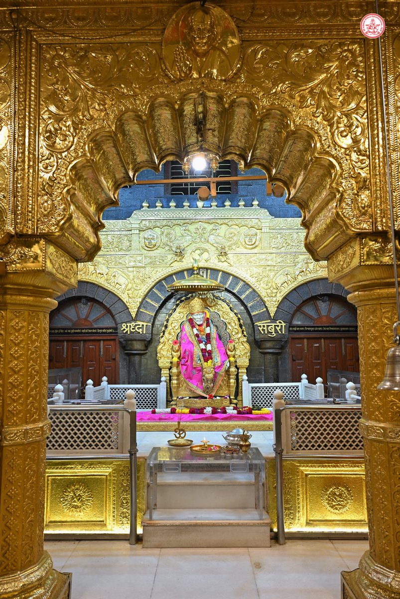 SSSTShirdi's tweet photo. *!! ॐ साई राम !!*
*श्री साईबाबा संस्थान विश्वस्त व्यवस्था,शिर्डी*
*!! ॐ Sai Ram !!*
*Shri Saibaba Sansthan Trust, Shirdi*
≈≈≈≈≈≈≈≈≈≈≈≈
*आरती :- शिर्डी माझे पंढरपूर*
* बुधवार दिनांक ०७ डिसेंबर २०२२*     
*Aarti : -Shirdi majhe pandharpur*
* Wednesday 07 December 2022* https://t.co/o1R4tU6DDd