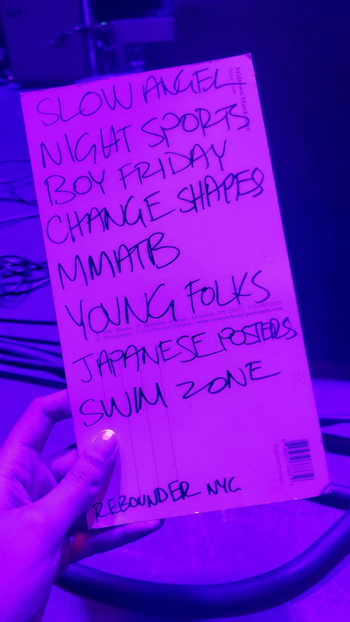 nar 🦈 misses lovejoy ') on Twitter "I GOT THE SETLIST lovejoynyc