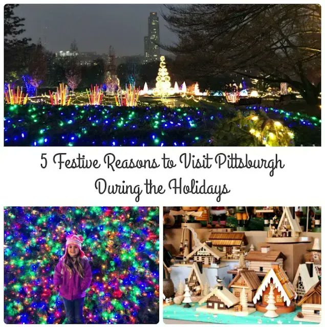 ~Updated for 2022~ Twinkling lights, holiday magic, and festive #familyfun await you & your family this holiday season in #PittsburghPennsylvania . Check out my 5 Festive Reasons to Visit #Pittsburgh During the Holidays at>> bit.ly/2F4j7a3 #holidayseason #LovePGH