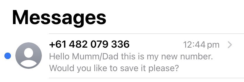 Very naughty #scammers back at it again