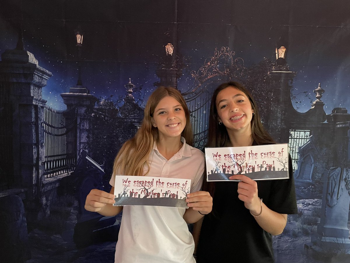 MrsLaylaGilbert's tweet photo. We #Escaped the #Curse of #TheMonkeysPaw! #ELAShenanigans #WestisBest #LCSDExcellence #LCSDNextLevel https://t.co/AtuSfZgAmq