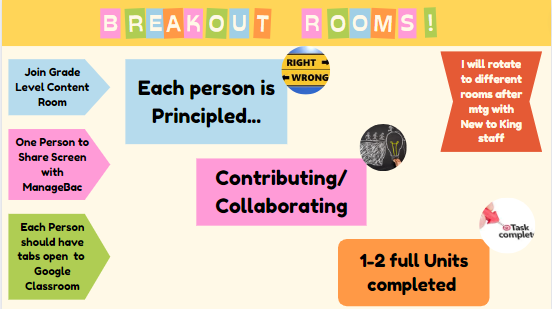 KingMSIB's tweet photo. KMS staff worked on continuing to update units today...this virtual day was well needed 🧡#KMSstrongnomatterthedistance #Principled #Balanced #Social #Thinkers #selfmanagers🌟🐾🌟 https://t.co/Bukxy7HJXi