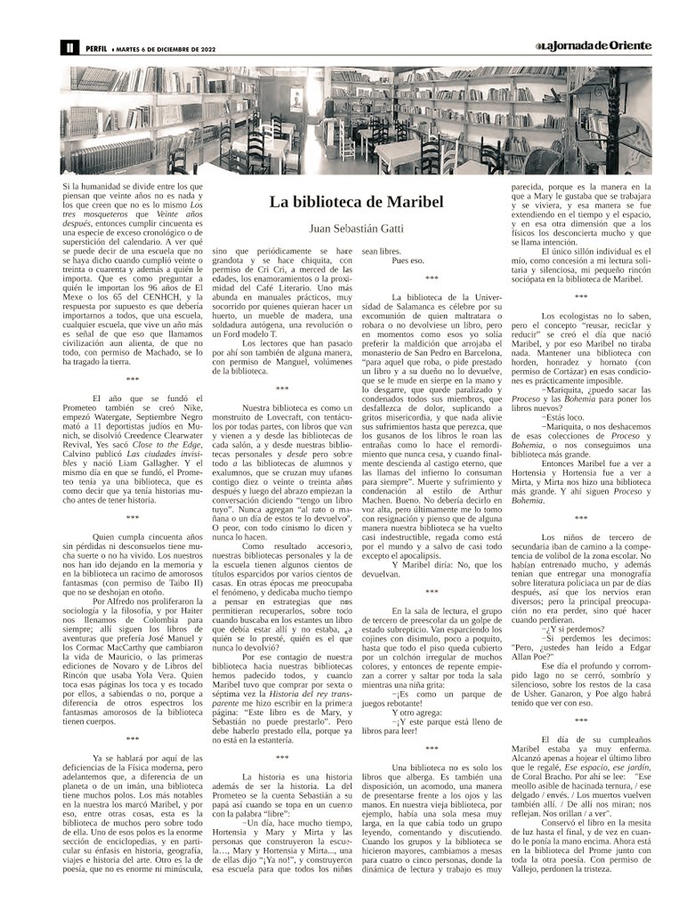 PrometeoPuebla's tweet photo. Perfil de @JornadaOriente dedicado a los 50 años del @PrometeoPuebla 🤩
Textos de Aurelio Fernández, Juan Sebastián Gatti, Belinka González, Luis Manuel Segura,  Paula Carrizosa... https://t.co/FsnRGrRmGD