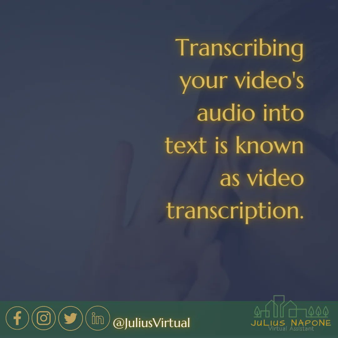 JLSNPN's tweet photo. Video transcription is a high-skill process that involves listening, understanding the context, converting it accurately into text, and giving precise information. ℹ️📹 
For more info, follow me on my social media accounts.
#gvacatarman #JNapz #videotranscription #transcription https://t.co/23HdvZjVQq